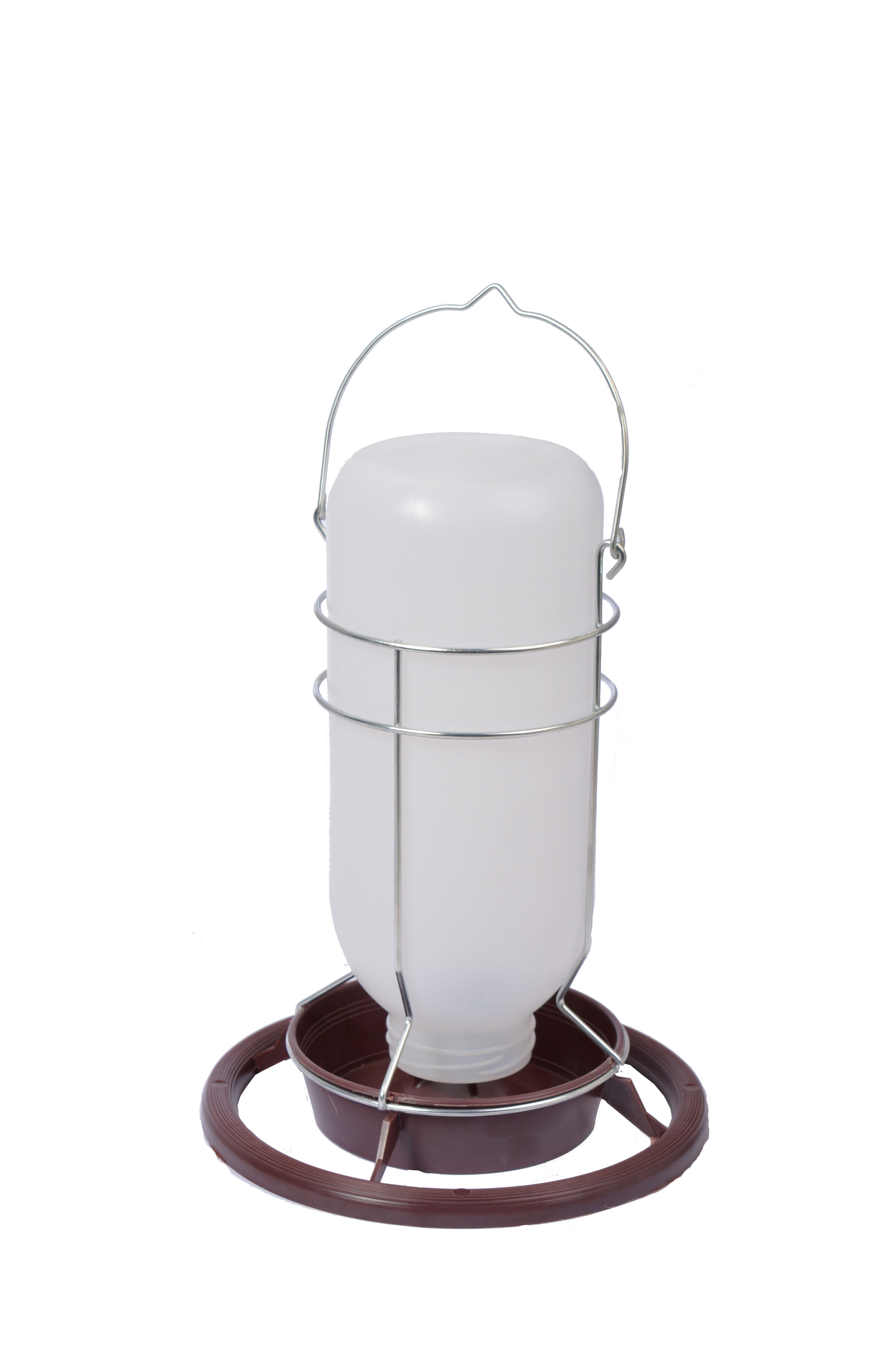 Mijnlamp metal/plastic fles