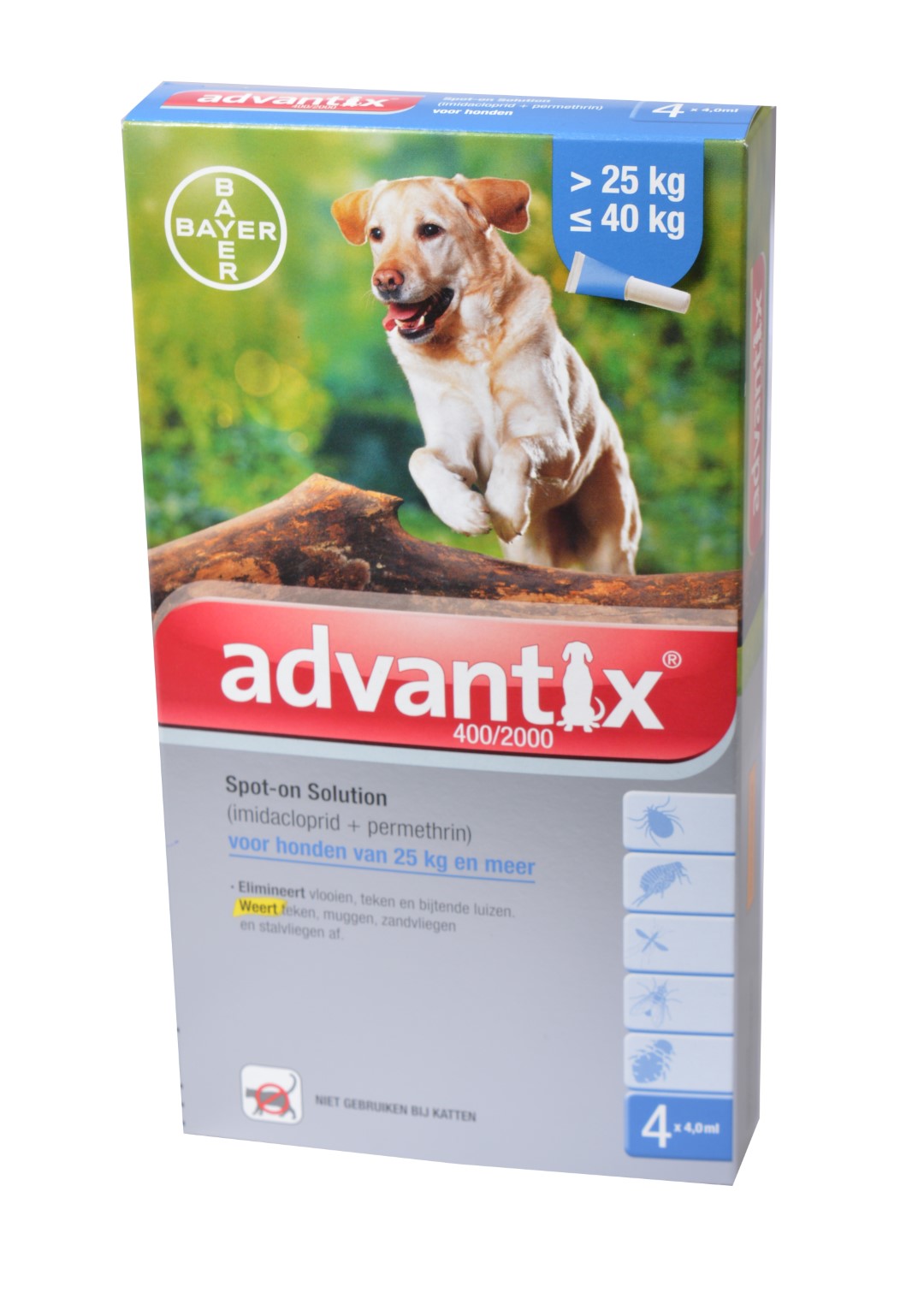 Advantix Spoton Hond400 >25kg