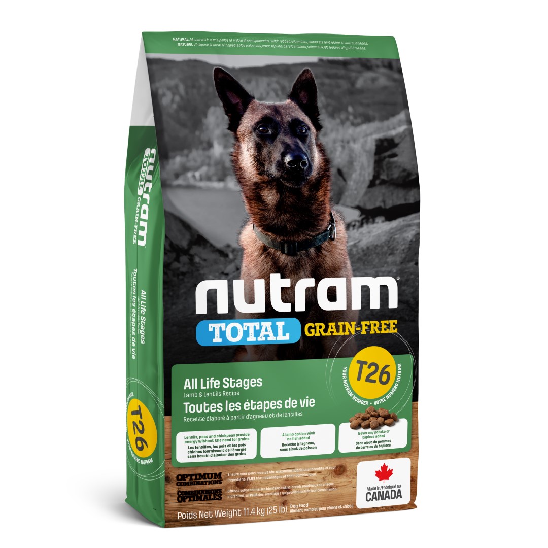 GF Lamb&Lentils Dog T26 Nutram