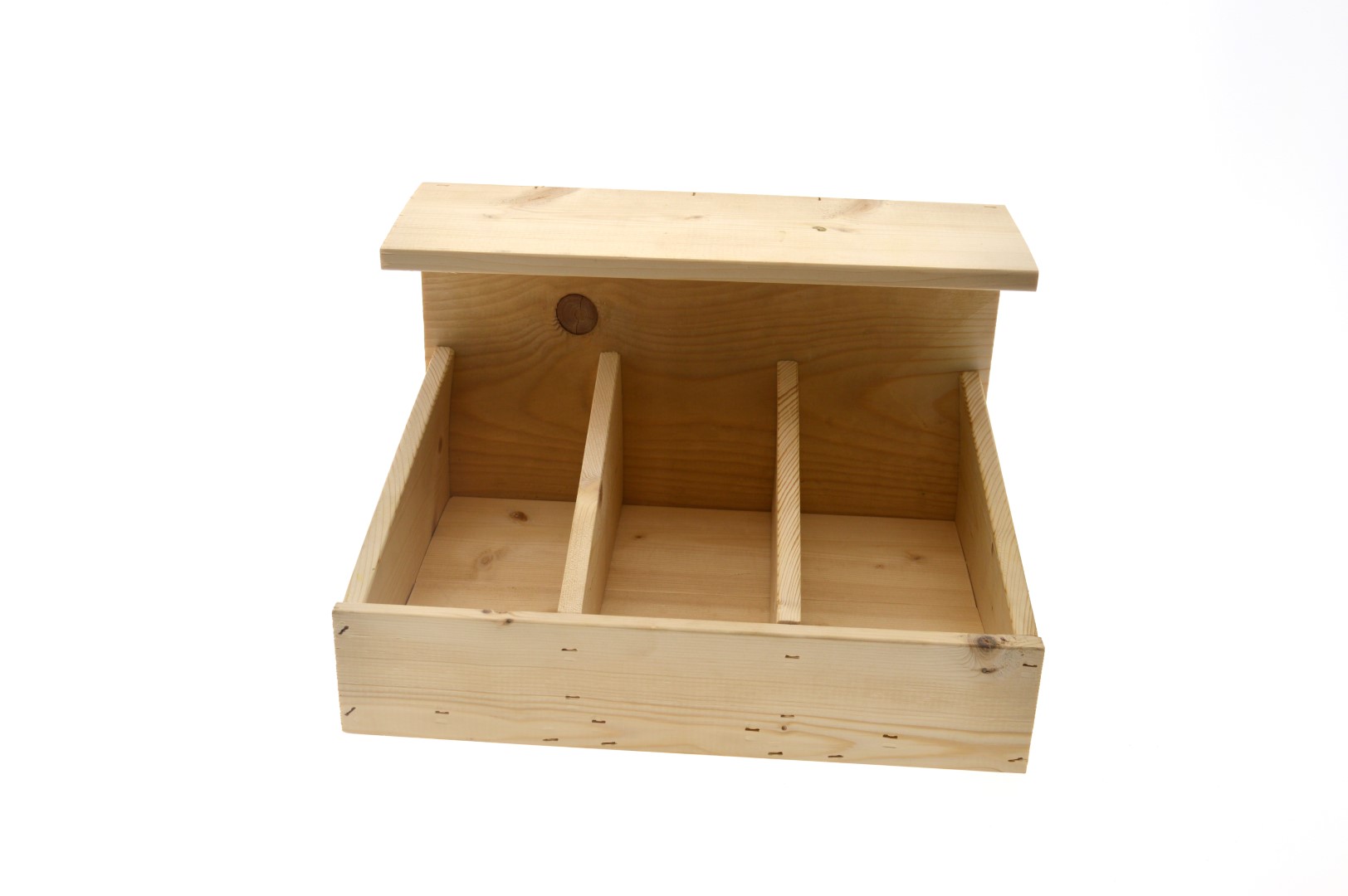 Display yak kaas hout (3 vak)