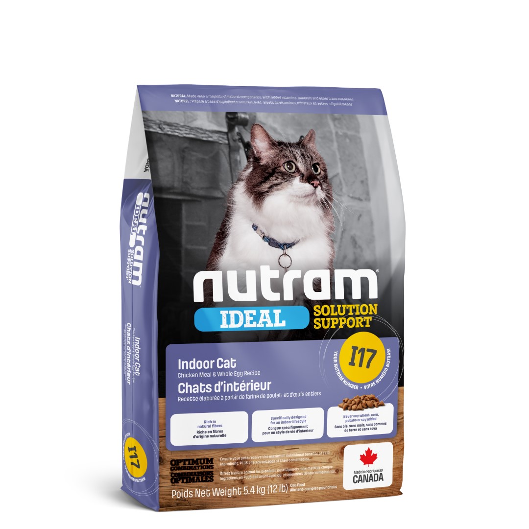 Indoor Shedding Cat I17 Nutram