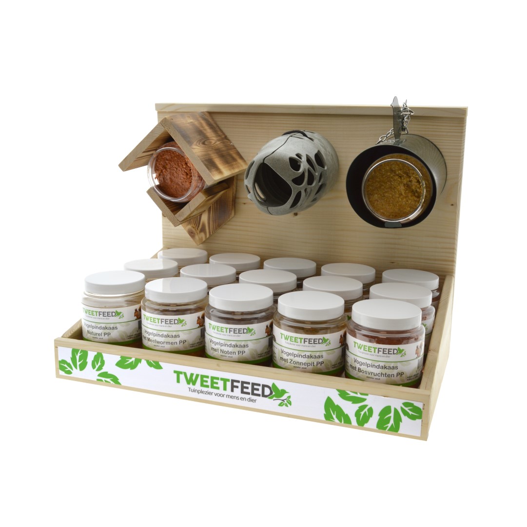 Display Vogelpindakaas actie