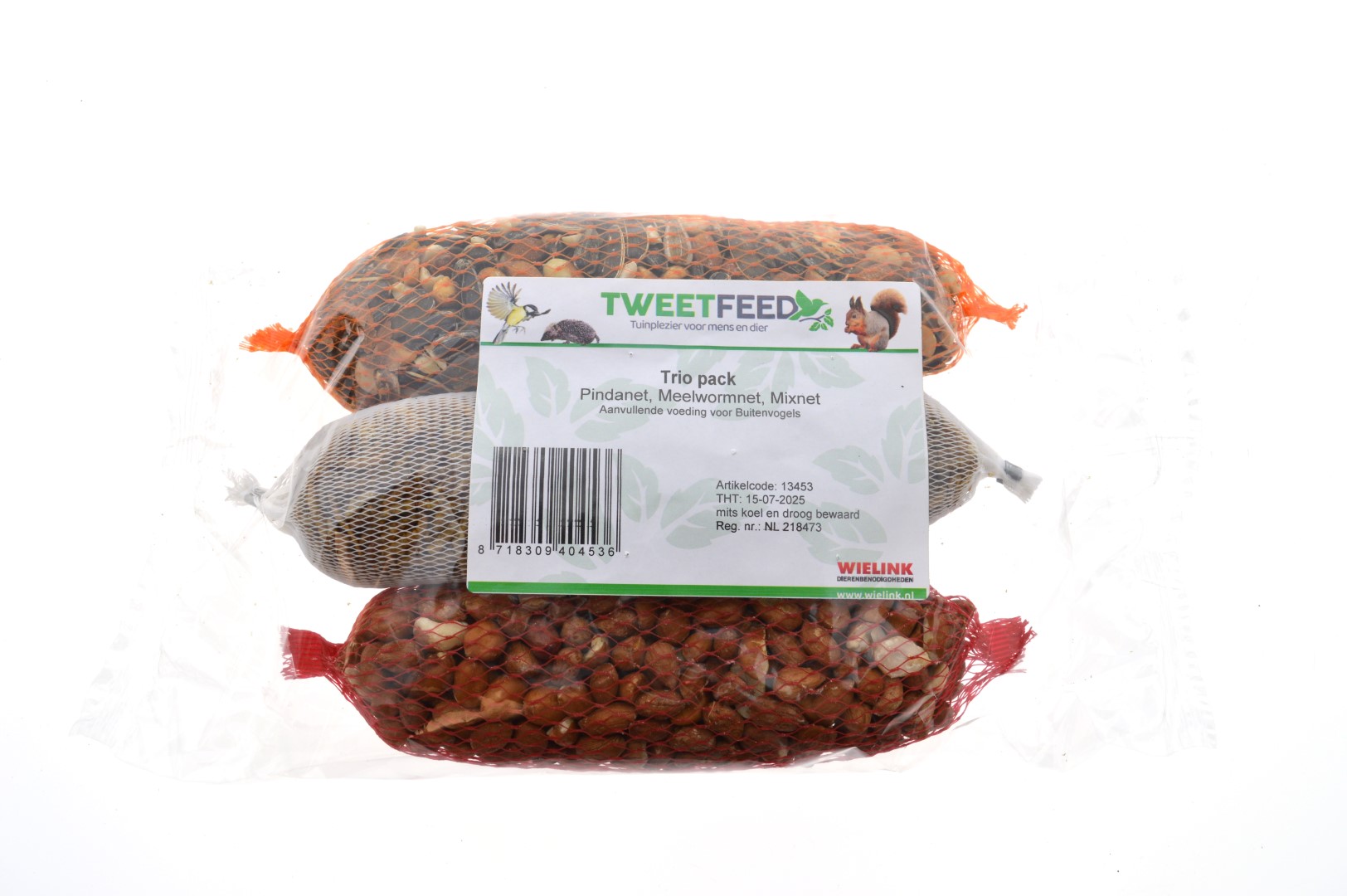 Trio Pinda- meelworm- mixnet