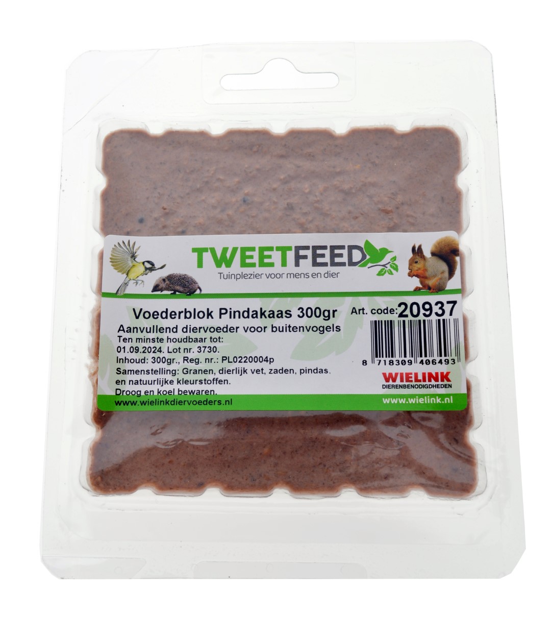 Voederblok Pindakaas 300gr