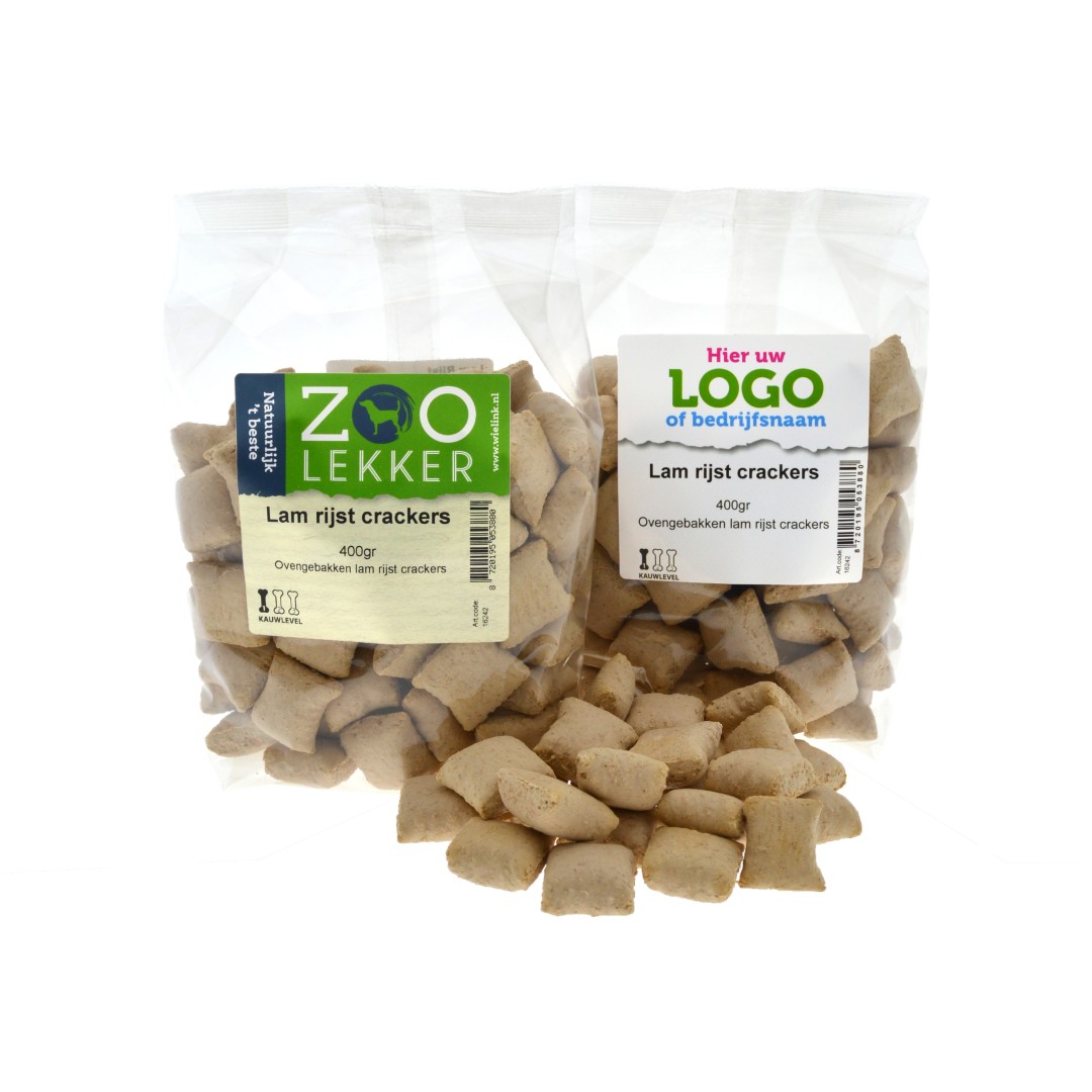 Lam rijst crackers
