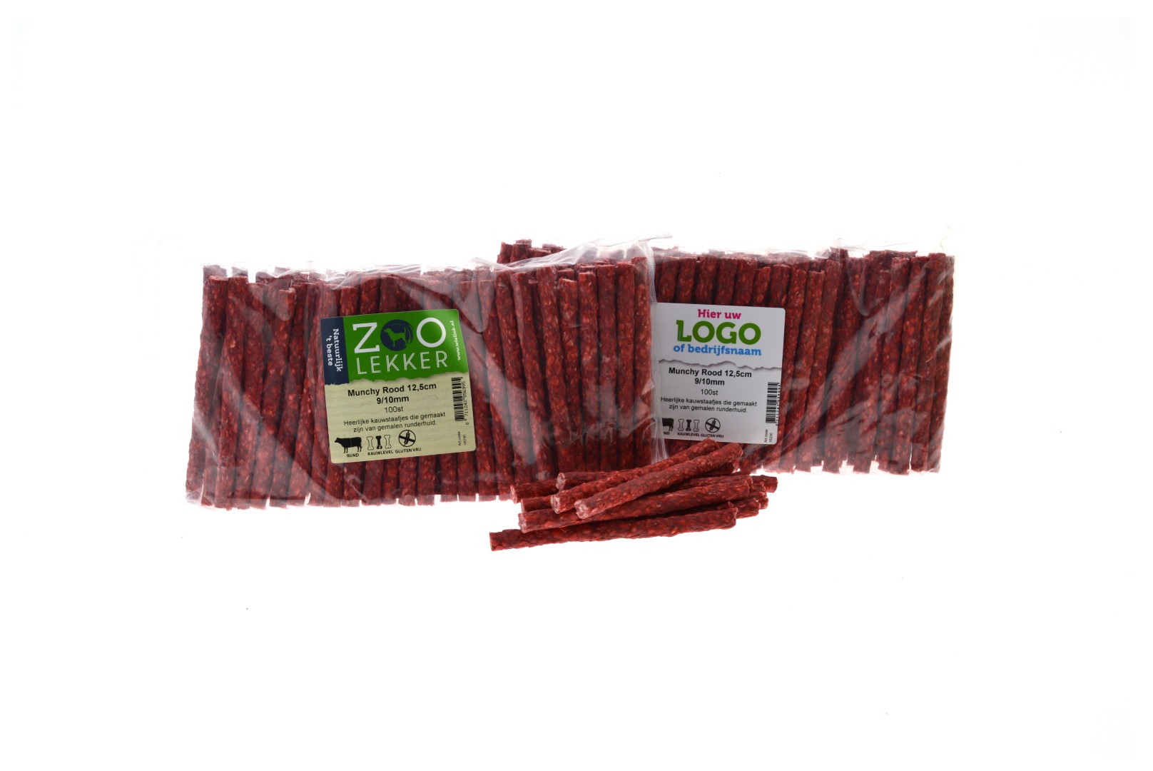 Munchy Rood 12,5cm 9/10mm